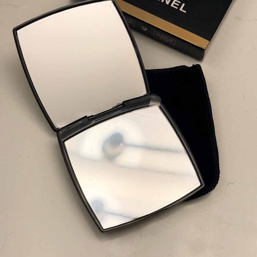 CHANEL Black and White Duo Mirror